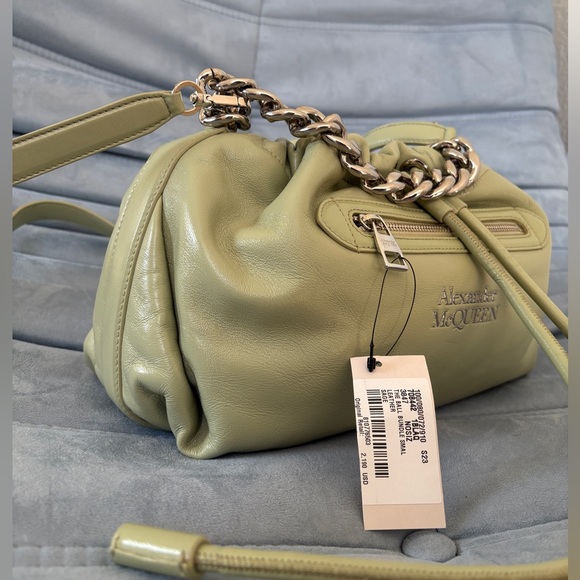 Alexander McQueen Green The Ball Bundle Small in Sage - Picture 5 of 11